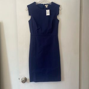 J. Crew Cap Sleeves Sheath Dress Size 0
